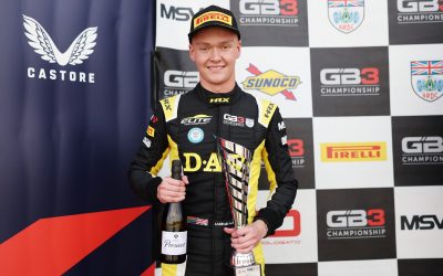 JARROD WABERSKI SECURES PODIUM FINISH IN ROUND 6 OF GB3 CHAMPIONSHIP AT SILVERSTONE