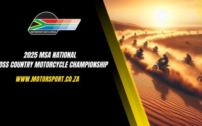 2025 MSA NATIONAL CROSS COUNTRY MOTORCYCLE CHAMPIONSHIP CALENDAR