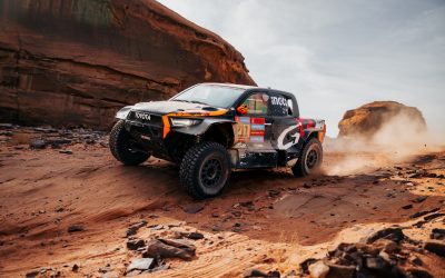 TOYOTA GAZOO RACING’S HENK LATEGAN AND BRETT CUMMINGS LEAD 47TH DAKAR RALLY IN SAUDI-ARABIA AT HALFWAY MARK AFTER GRUELLING SIX DAYS IN THE DESERT