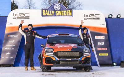 FIA RALLY STAR DRIVERS SHINE ON ICE AT RALLY SWEDEN